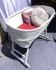 Vintage woven white for sale  Petaluma