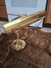 solid brass banker lamp for sale  Duluth