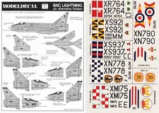 Modeldecal lightning f.1a for sale  SUDBURY