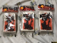 3 Novas Sacolas de Papel Vintage HALLOWEEN Preta Gato Truque ou Guloseima EUA Indústrias Exclusivas comprar usado  Enviando para Brazil