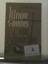 Menno simons witmarsum gebraucht kaufen  Oberthal