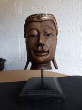 Bouddha bois socle d'occasion  Bruyères