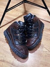 RARO! Vintage 1994 Adidas Botas de Caminhada de Couro Marrom Sola de Trator Masculina Tamanho US9 comprar usado  Enviando para Brazil