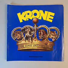 Zirkus krone sommersaison gebraucht kaufen  Eggolsheim