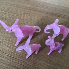 Pink elephant ornaments for sale  ARLESEY