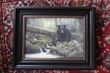 Black bear framed for sale  Akron