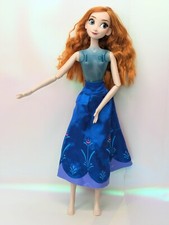 Disney Store From The Movie Frozen Singing Anna Doll 16" Altura Acende FUNCIONA comprar usado  Enviando para Brazil