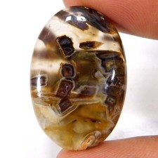 26.15Cts. Naturale Turca Bastone Agata Ovale Cabochon Sfuso Gemma na sprzedaż  Wysyłka do Poland