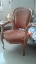 Fauteuil bois galbé d'occasion  Brie-Comte-Robert