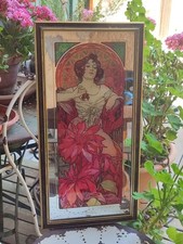 Ancien miroir sérigraphié d'occasion  France