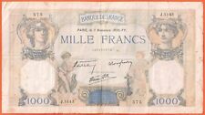 .1000 francs cèrès d'occasion  France