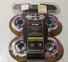 Usado, Conjunto de 4 peças de rodas de skate em linha Hyper Wheels X-360 80mm 78a vintage comprar usado  Enviando para Brazil