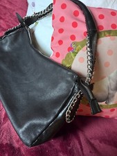 Sac cuir noir d'occasion  Rennes-