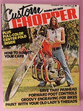 Custom Chopper November 1974 Paint Parts Big Bike Street Choppers comprar usado  Enviando para Brazil
