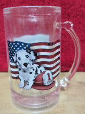 Usado, Caneca capacete bombeiro bandeira americana Dalmácia cerveja fria gel congelador água 14 oz comprar usado  Enviando para Brazil