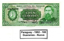 Paraguay 1952 100 usato  Trento