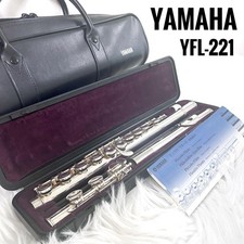 Usado, Flauta YAMAHA YFL-221 com estojo rígido 1887 sem deterioração de tampão comprar usado  Enviando para Brazil