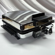 Usado, Antigo Black & Decker Waffle Baker & Grill G48TD Chrome Maker Antiaderente comprar usado  Enviando para Brazil