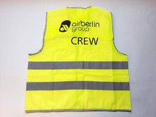AIR BERLIN Airline 2x - 100x Warnweste XL Cockpit Pilot Cabin Kabine Crew *NEU* comprar usado  Enviando para Brazil
