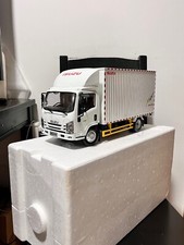 Usado, Carro modelo fundido branco caminhão caixa leve Isuzu Elf Enxertador escala 1:18 comprar usado Usado, Carro modelo fundido branco caminhão caixa leve Isuzu Elf Enxertador escala 1:18 comprar usado  Enviando para Brazil
