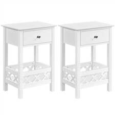 Set comodini bianchi usato  Spedire a Italy