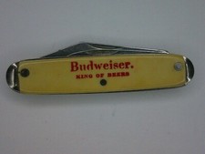 Faca de bolso vintage 1960 Budweiser 2 lâminas cabo marfim raro excelente. cond.  Z150 comprar usado  Enviando para Brazil