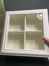 Usado, Vitrine de vidro de madeira branca Pottery Barn  comprar usado Usado, Vitrine de vidro de madeira branca Pottery Barn  comprar usado  Enviando para Brazil