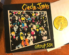 Circle Jerks Group Sex LP Vinyl Frontier 1980 Orig Press FLP 1002 Punk 2 yellow! comprar usado  Enviando para Brazil