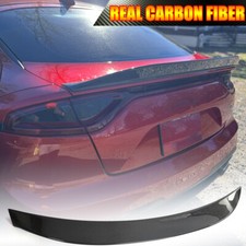 Ajuste para Kia Stinger GT 2018-2023 CARBONO REAL porta-malas traseiro spoiler bota asa lábio, usado comprar usado  Enviando para Brazil