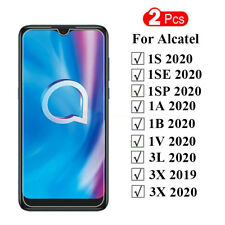 Protetor de tela filme vidro temperado 2 peças Alcatel 1A 1B 1S 1SE 1L 1V 3L 3X 2020 comprar usado  Enviando para Brazil