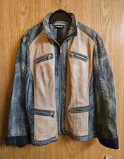 Jeans jacke leder gebraucht kaufen  Bassenheim Kettig, St.Sebastian