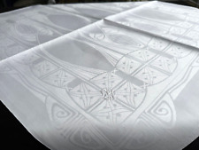 Jugendstil leinendamast tafels gebraucht kaufen  Hamburg