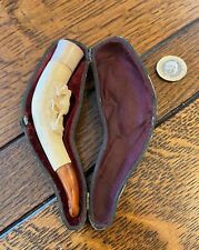 Antique meerschaum carved for sale  LYMINGTON