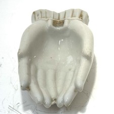 Cinzeiro vintage mãos abertas anel bugigangas porcelana suporte para joias vaidade comprar usado  Enviando para Brazil