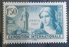 Timbre exposition internationa d'occasion  Billom