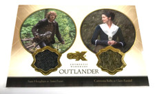Usado, CZX OUTLANDER CARTÃO COMERCIAL DUPLO CARTÃO GUARDA-ROUPA B1 SAM HEUGHAN & CAITRIONA BALFE comprar usado  Enviando para Brazil