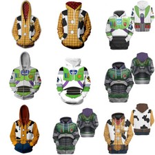 Moletons com capuz Toy Story Woody Buzz Lightyear 3D fantasia adulto infantil comprar usado  Enviando para Brazil