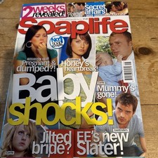 Soaplife magazine august for sale  WIGAN