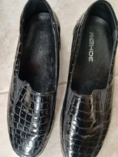 Ladies black leather for sale  LUTTERWORTH