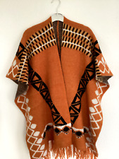 Poncho. burnt orange for sale  BRIGHTON