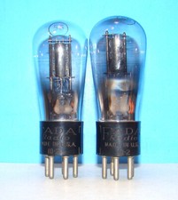 Sem tipo Fada 56 rádio amplificador de áudio vácuo 2 tubos válvulas formato globo 256 56 comprar usado  Enviando para Brazil