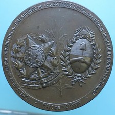 Argentina medaglia 1935 usato  Firenze