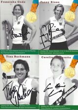 4 Autogramme Hockey OLYMPIASIEG Fanny RINNE  Franzi GUDE CASSARETTO BACHMANN xyz comprar usado  Enviando para Brazil