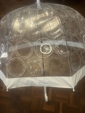 Domed white umbrella for sale Domed white umbrella for sale  DORKING