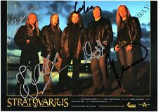 Foto STRATOVARIUS TOTALMENTE ASSINADA - Visions Black Diamond Tolkki Episódio AUTÓGRAFO comprar usado  Enviando para Brazil
