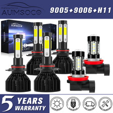 Combo de farol de LED alto baixo + lâmpada de neblina para Honda Civic 2006 2007 2008 -2015 comprar usado  Enviando para Brazil