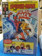 Spider-Man and Power Pack e Spider-Man prevenção de abuso infantil PSA QUASE PERFEITO com buracos comprar usado  Enviando para Brazil