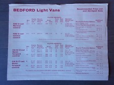 Bedford vans orig for sale  BENFLEET