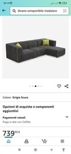 Divano posti modulare usato  Città di Castello