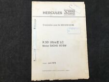 Ersatzteilliste hercules ultra gebraucht kaufen  Kulmbach
